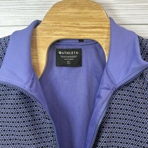 Athleta Women's Brooklyn Bomber Featherweight Jacket Size MedT Power Of She Purp